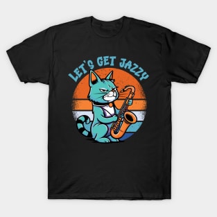 Let’s Get jazzy - For Saxophone players & Music Fans T-Shirt